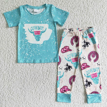 Load image into Gallery viewer, Baby boys cowboy killer pants clothing sets
