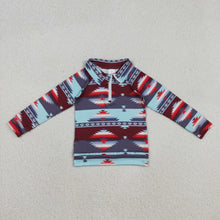 Load image into Gallery viewer, Baby Boys Aztec Zipper Western Pullovers Top