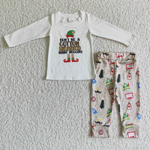 Load image into Gallery viewer, baby boys Christmas hats pajamas sets