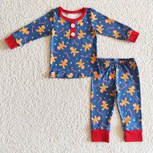 Load image into Gallery viewer, Baby Boys Christmas Gingerbread Pajamas pants sets