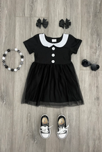 Load image into Gallery viewer, Baby Girls Black Tutu Movie Knee Length Dresses