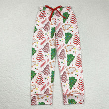 Load image into Gallery viewer, Adult Women Christmas Tree Cake Red Bottom Pants Pajamas
