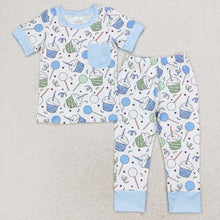 Load image into Gallery viewer, Baby Boys Cup Cake Pockets Tops Pants Pajamas Clothes Sets