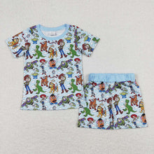Load image into Gallery viewer, Baby Boys Toys Short Sleeve Top Summer Shorts Pajamas Clothes Sets