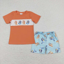 Load image into Gallery viewer, Baby Boys Dogs Short Sleeve Tee Shirt Summer Shorts Outfits Clothes Sets
