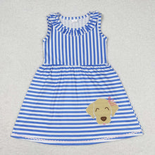 Load image into Gallery viewer, Baby Boys Girls Dog Summer Sibling Dress Clothes Sets