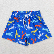 Load image into Gallery viewer, Baby Boys Summer Colorful Crawfish Trunks Swimsuits Swimwear