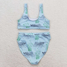 Load image into Gallery viewer, Adult Women Mallard Ducks Top Bottom Swimsuits Sets