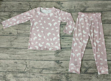 Load image into Gallery viewer, baby girls butterfly fall pajamas sets