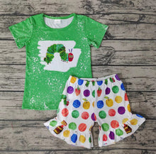 Load image into Gallery viewer, Baby girls worm summer shorts sets