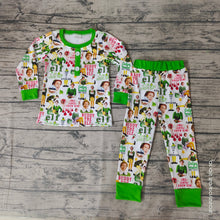 Load image into Gallery viewer, baby boys Christmas cartoon pajamas pants sets