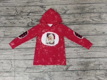 Load image into Gallery viewer, Baby kids Christmas santa hoodie long sleeve tops