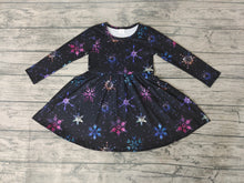 Load image into Gallery viewer, Baby girls snow flake dresses