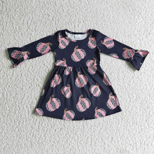 Load image into Gallery viewer, Baby Girls Pink Pumpkin Knee Length Dresses