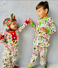 Load image into Gallery viewer, baby boys Christmas cartoon pajamas pants sets