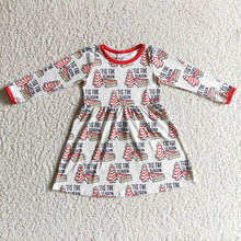 Load image into Gallery viewer, Baby girls season christmas long sleeve dresses