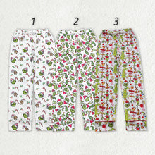 Load image into Gallery viewer, 3 Colors Adult Women Christmas Green Face Bottom Pants Pajamas