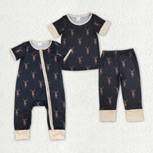 Load image into Gallery viewer, Baby Boys Camo Deers Sibling Rompers Pajamas Clothes Sets