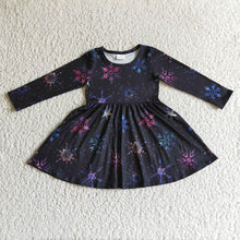 Load image into Gallery viewer, Baby girls snow flake dresses