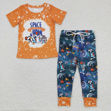 Load image into Gallery viewer, Baby Boys Cartoon Space Pants sets