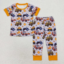 Load image into Gallery viewer, Baby Boys Pumpkin Digger Tops Pants Pajamas Clothes Sets
