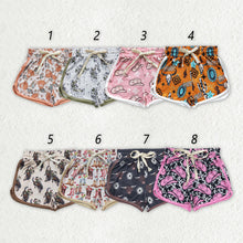 Load image into Gallery viewer, 8 Colors Sibling Baby Girls Western Sports Summer Bottoms Shorts