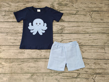 Load image into Gallery viewer, Baby Boys summer octopus shorts sets clothes sets