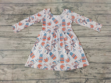 Load image into Gallery viewer, Baby Girls Snowman Long Sleeve dresses