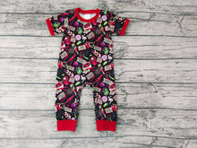 Load image into Gallery viewer, Baby Boys Lobster Short Sleeve Rompers