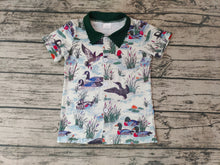Load image into Gallery viewer, Baby Boys Duck Short Sleeve Button Up shirts