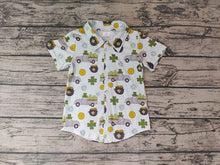 Load image into Gallery viewer, Baby Boys St Patrick Day Short Sleeve Shirts Tops