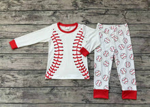 Load image into Gallery viewer, Baby Boys Baseball Long Sleeve Top Pants Pajamas Clothes Sets