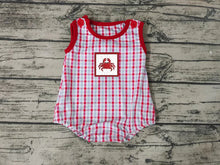 Load image into Gallery viewer, Baby Boys Summer Crab rompers