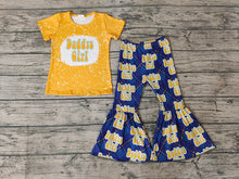 Load image into Gallery viewer, Baby Daddy's Girl Bell Bottom Pants clothes sets