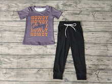 Load image into Gallery viewer, Baby Boys Howdy Tee Shirt Pants sets