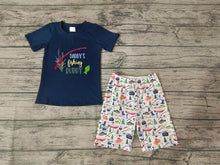 Load image into Gallery viewer, Baby Boys Summer Fishing Shorts Sets
