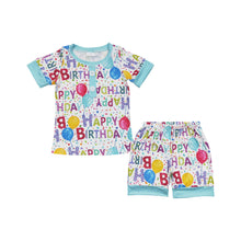 Load image into Gallery viewer, Baby Boys Summer Birthday Parthy Pajamas Shorts Sets