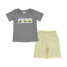 Load image into Gallery viewer, Baby Boys Construction Summer Shorts Clothes Sets
