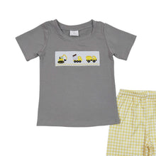 Load image into Gallery viewer, Baby Boys Construction Summer Shorts Clothes Sets
