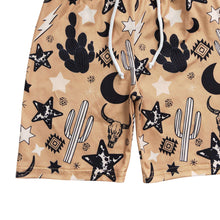 Load image into Gallery viewer, Baby Boys Cow Star Western Trunks Swimsuits