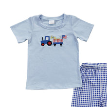 Load image into Gallery viewer, Baby Boys 4th Of July Dog Shorts Clothes Sets