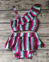 Load image into Gallery viewer, Baby Girls western swimsuits 2pcs