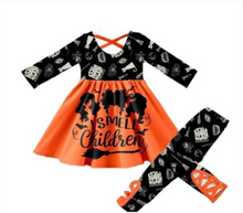 Load image into Gallery viewer, Halloween witch holiday legging sets