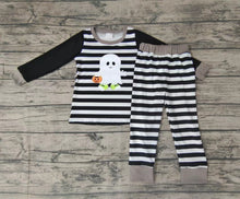 Load image into Gallery viewer, Baby boys ghost stripe pajamas pants clothes sets