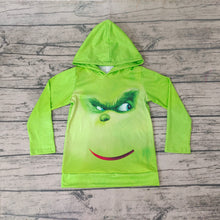 Load image into Gallery viewer, Baby boys hooded Christmas long sleeve eye tops