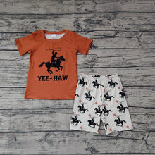 Load image into Gallery viewer, Baby Boys Rodeo Western Summer Shorts Sets