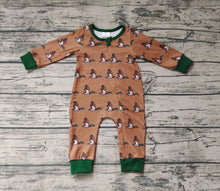 Load image into Gallery viewer, Baby Boys Duck Zip Rompers