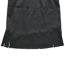 Load image into Gallery viewer, Baby Girls Black Tassle Halter Shirts Tops