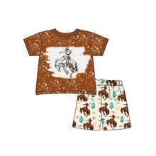 Load image into Gallery viewer, Baby boys western shorts sets