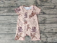 Load image into Gallery viewer, Baby Boys Rodeo Summer Rompers